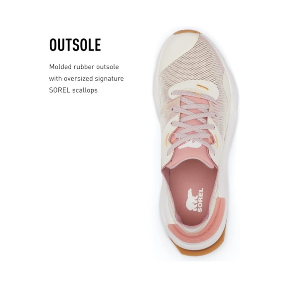 Sorel Kinetic Rnegd Float Chalk/Eraser Pink 10 New - Picture 3 of 6